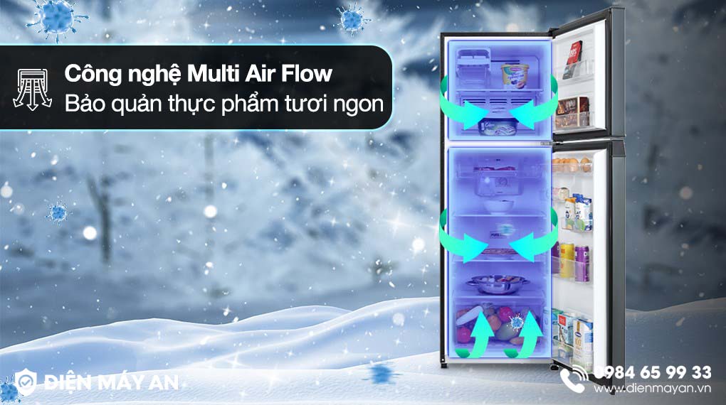 Tủ Lạnh Toshiba Inverter 233 Lít GR-RT303WE-PMV(52) - công nghệ làm lạnh